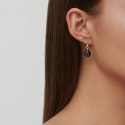 Prima Ballerina &Oslash;reringe, gold/london blue, Julie Sandlau