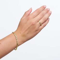 Gretha ring, forgyldt, Pure by Nat