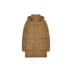 Oversized Padded Coat, mocca, Ilse Jacobsen Hornb&aelig;k