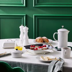 Signature st&oslash;bejern kvadratisk grillpande 26 cm, white, Le Creuset