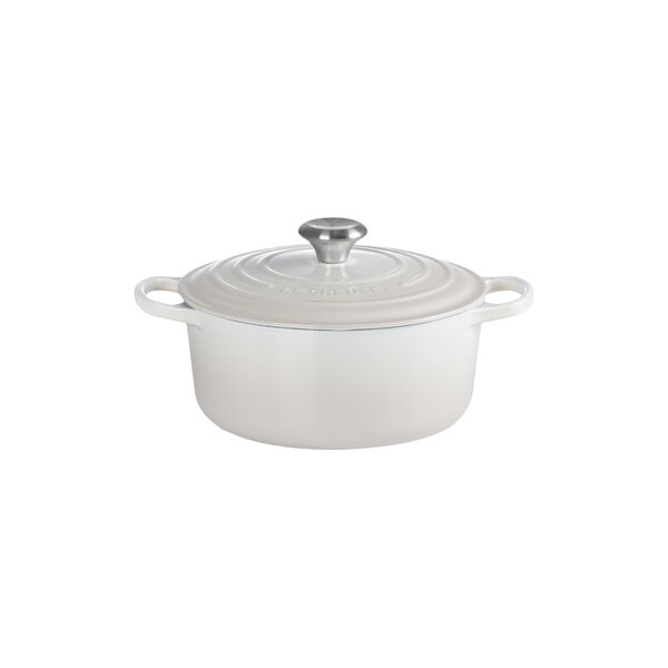 Signature rund st&oslash;bejernsgryde &Oslash; 24 cm, meringue, Le Creuset