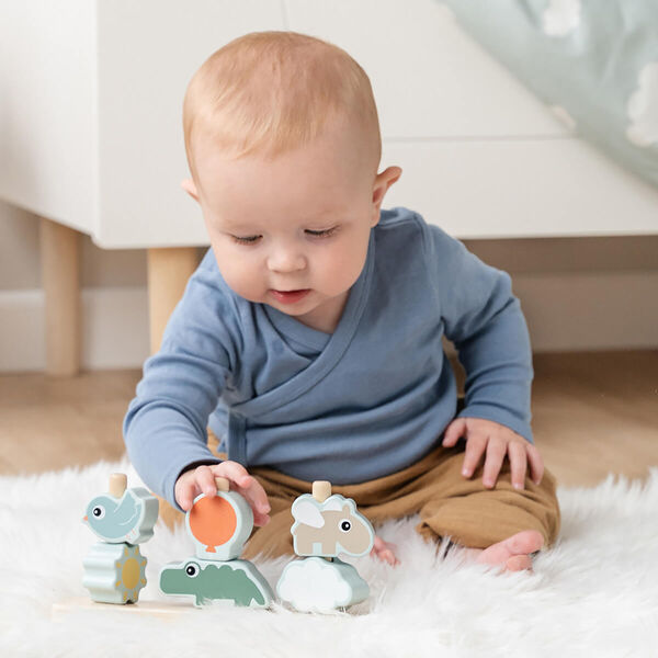 Happy Clouds stablelegetøj, colour mix, Done by Deer