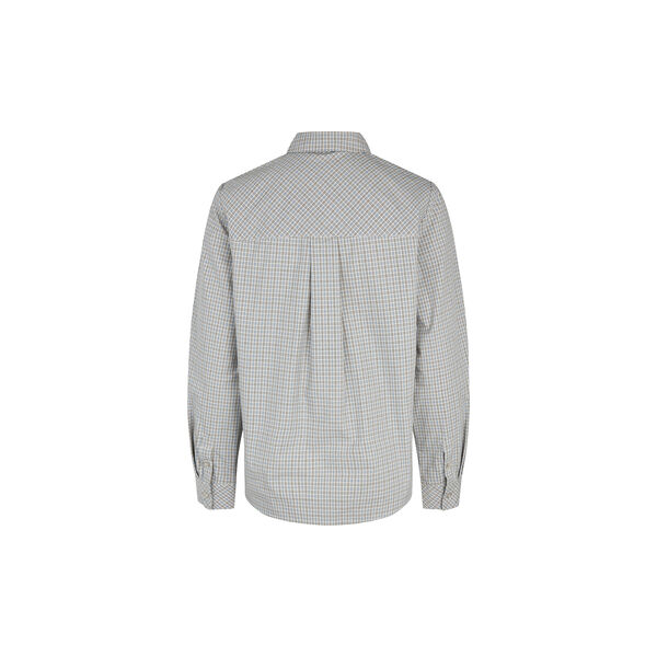 Ulfamd shirt, powder blue check, Modstr&ouml;m