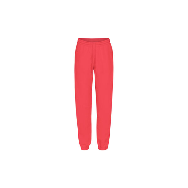 Organic Sweatpants, red tangerine, Colorful Standard