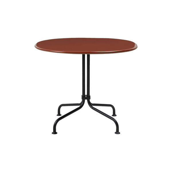 Carmel Bistro Outdoor Lounge Table, matt rock red, GUBI