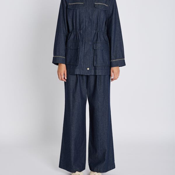 Naira denimpants, della blue, Heartmade