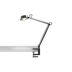 DARK T1 bordlampe, titanium, LIGHT-POINT