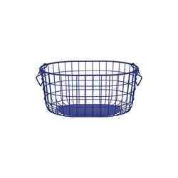 KAGO Opbevaringskurv Rund M, mazarine blue, Blomus
