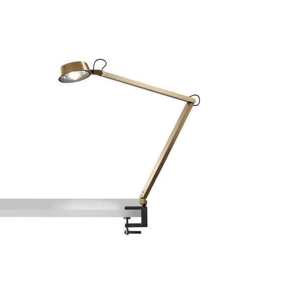 DARK T2 bordlampe, brass, LIGHT-POINT