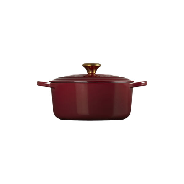 Signature rund st&oslash;bejernsgryde &Oslash; 24 cm, garnet, Le Creuset