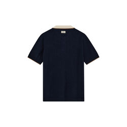 MMGFrancesco Polo SS Knit, estate blue, MOS MOSH Gallery