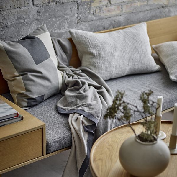 Boucl&eacute; pude, beige, S&ouml;dahl
