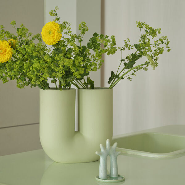 Kink Vase, light green, Muuto