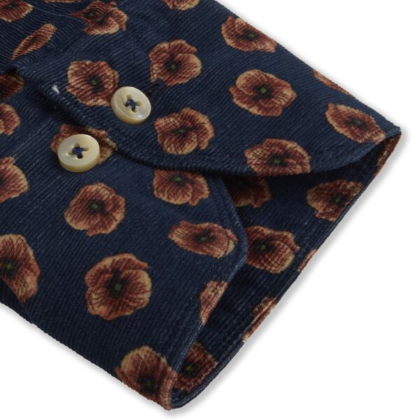 Regular C72 RC cuff Casual, navy pattern, Stenströms