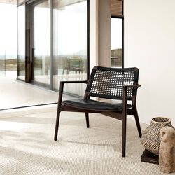 VIPP488 Cabin loungestol, m&oslash;rk eg/sort, Vipp