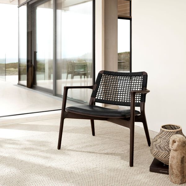 VIPP488 Cabin loungestol, m&oslash;rk eg/sort, Vipp