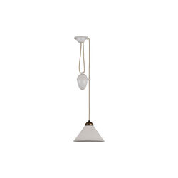 Cobb Rise & Fall Small Pendant, antique brass, Original BTC