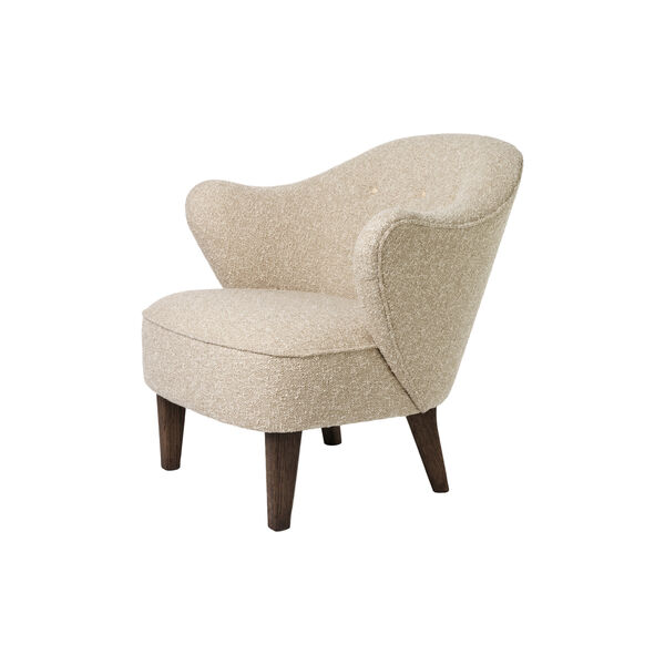 Ingeborg Lounge Chair & Ottoman, dark stained/zero 0001, Audo Copenhagen