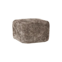 Wolke Ottoman, teddy boucl&eacute; taupe, Westwing Collection