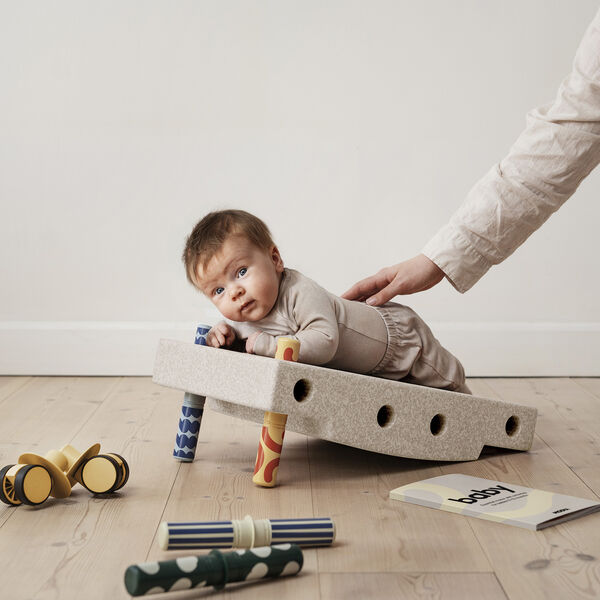 Baby motoriks&aelig;t, sand grey/honey yellow, MODU