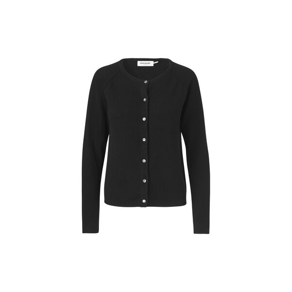 Uld & kashmir cardigan, black, Rosemunde