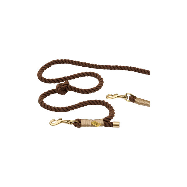 Justerbar og bl&oslash;d rebline standard, brown, Drew's Dogwear