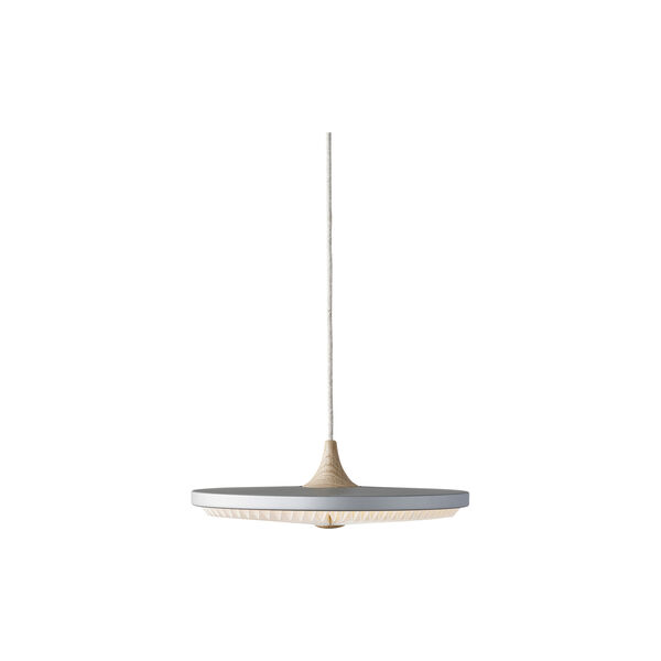 Soleil pendel med standardsk&aelig;rm, silver cloud/eg, LE KLINT