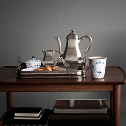 Musselmalet Riflet sukkersk&aring;l med l&aring;g, Royal Copenhagen