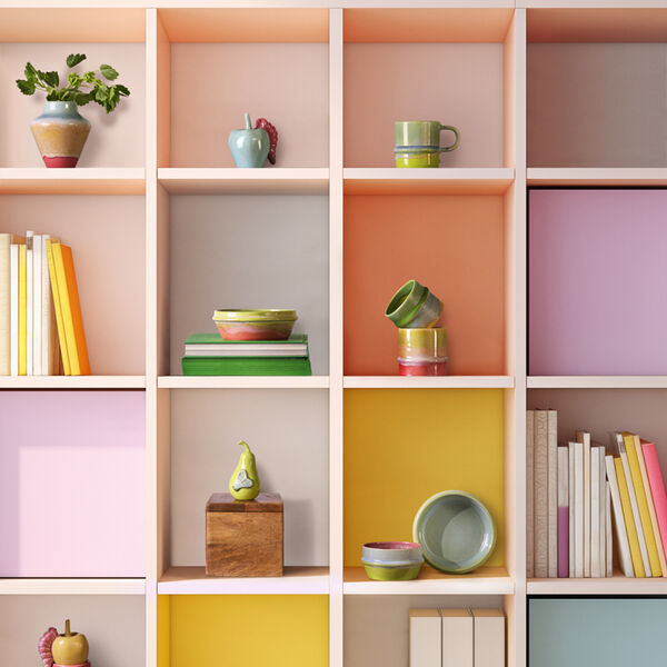 Poppery Sk&aring;l, mint/apple green/pink, K&auml;hler