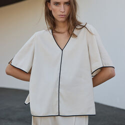 Trida top, light-sand, Heartmade