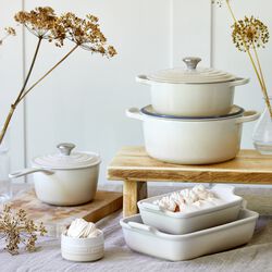 Signature rund st&oslash;bejernsgryde &Oslash; 24 cm, meringue, Le Creuset
