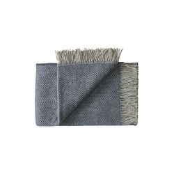 Liv&oslash; plaid, 02126 fjord, Silkeborg Uldspinderi