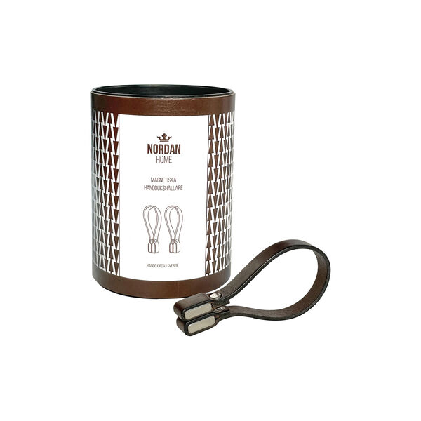 Magnetisk håndklædeholder, brown, Nordan Home