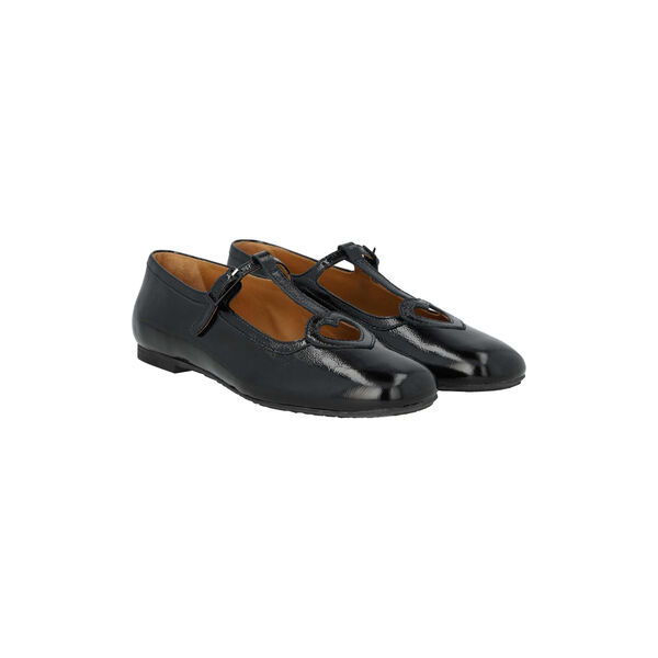 Ballerina with heart-shaped cut-out, black, ANGULUS