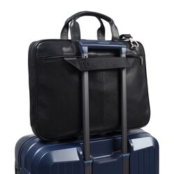1 Compartment Laptop Bag, black, Tony Perotti