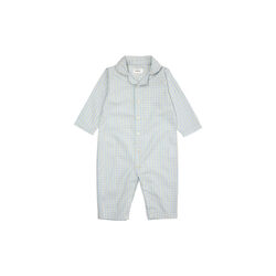 Classic PJ Suit, blue gingham, Lalaby