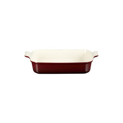 Heritage rektangul&aelig;rt fad 32 cm, garnet, Le Creuset