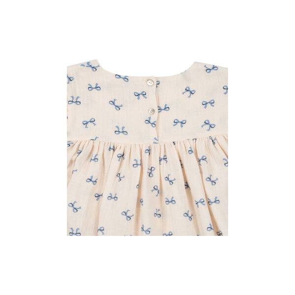 Coco Dress, bow bleu, Konges Sl&oslash;jd