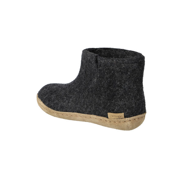 Filtankelstøvle junior, koksgrå Filtankelstøvle junior, koksgrå, Glerups