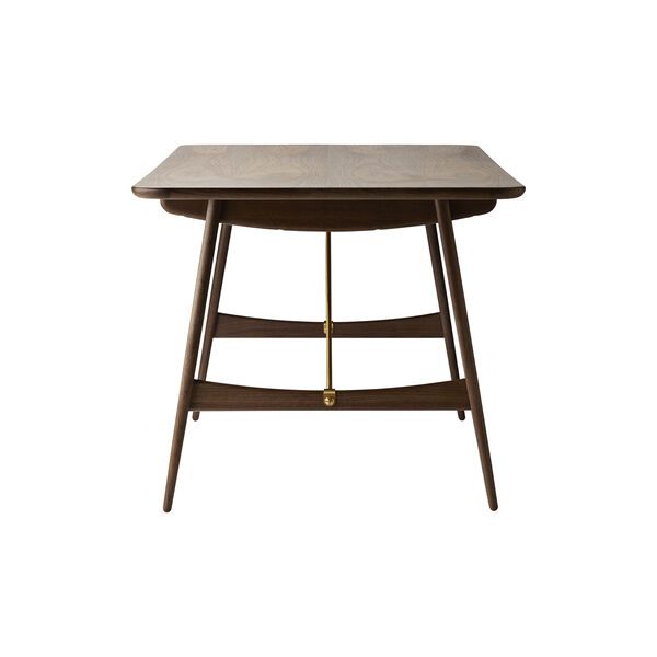 BM1160 Jagtbordet spisebord, olieret valn&oslash;d/st&aring;l, Carl Hansen & S&oslash;n