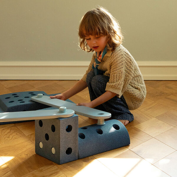 2 x balancebomme, sky blue, MODU