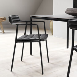 VIPP451 stol, sort/sort, Vipp