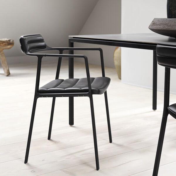 VIPP451 stol, sort/sort, Vipp