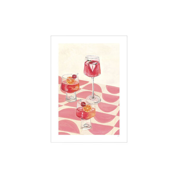Campari Cocktails, Poster & Frame