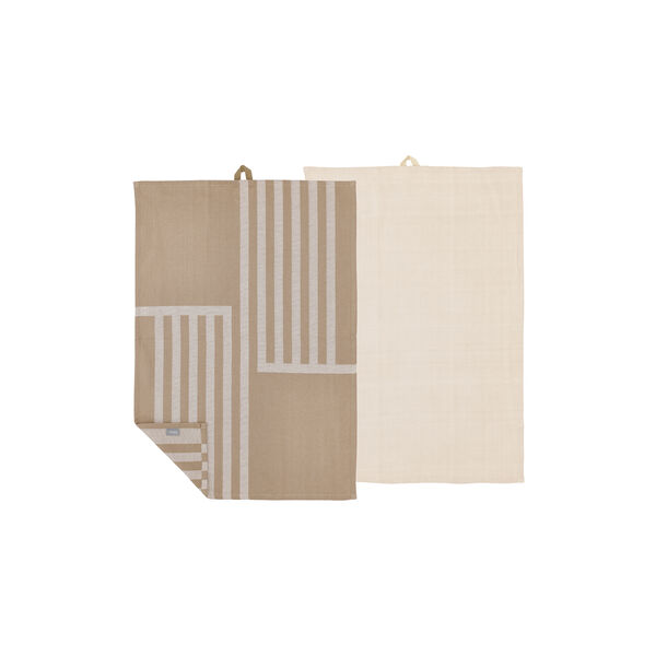 Reflection viskestykke, warm taupe, Södahl