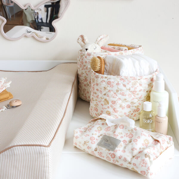 Quiltet opbevaringskurv 2-pak, augusta Quiltet opbevaringskurv 2-pak, augusta, Cam Cam Copenhagen