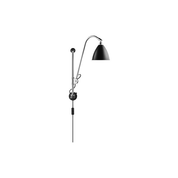 Bestlite BL5 Wall Lamp, black semi matt/chrome, GUBI