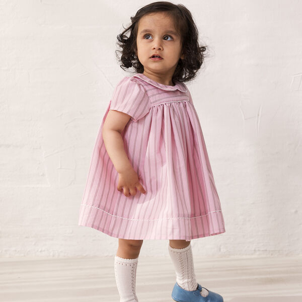 Dulla Dress, bonbon pink stripes, MarMar Copenhagen