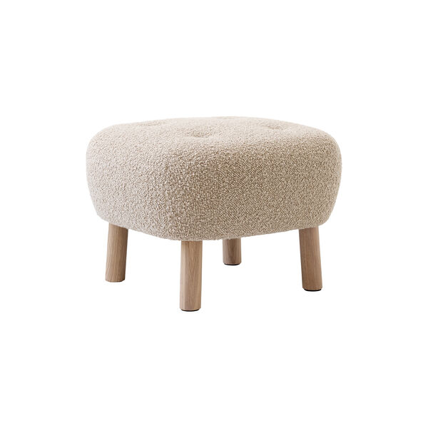 Little Petra VB1 loungestol & fodskammel ATD1, Karakorum 003/olieret eg, &Tradition