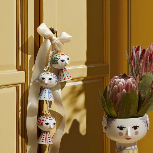 Eva Juleophæng 2025, blå, Bjørn Wiinblad